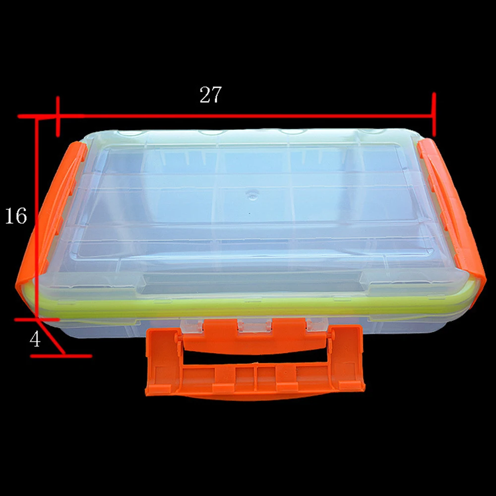 Коробка для рыболовных приманок большая портативная коробка аксессуаров с