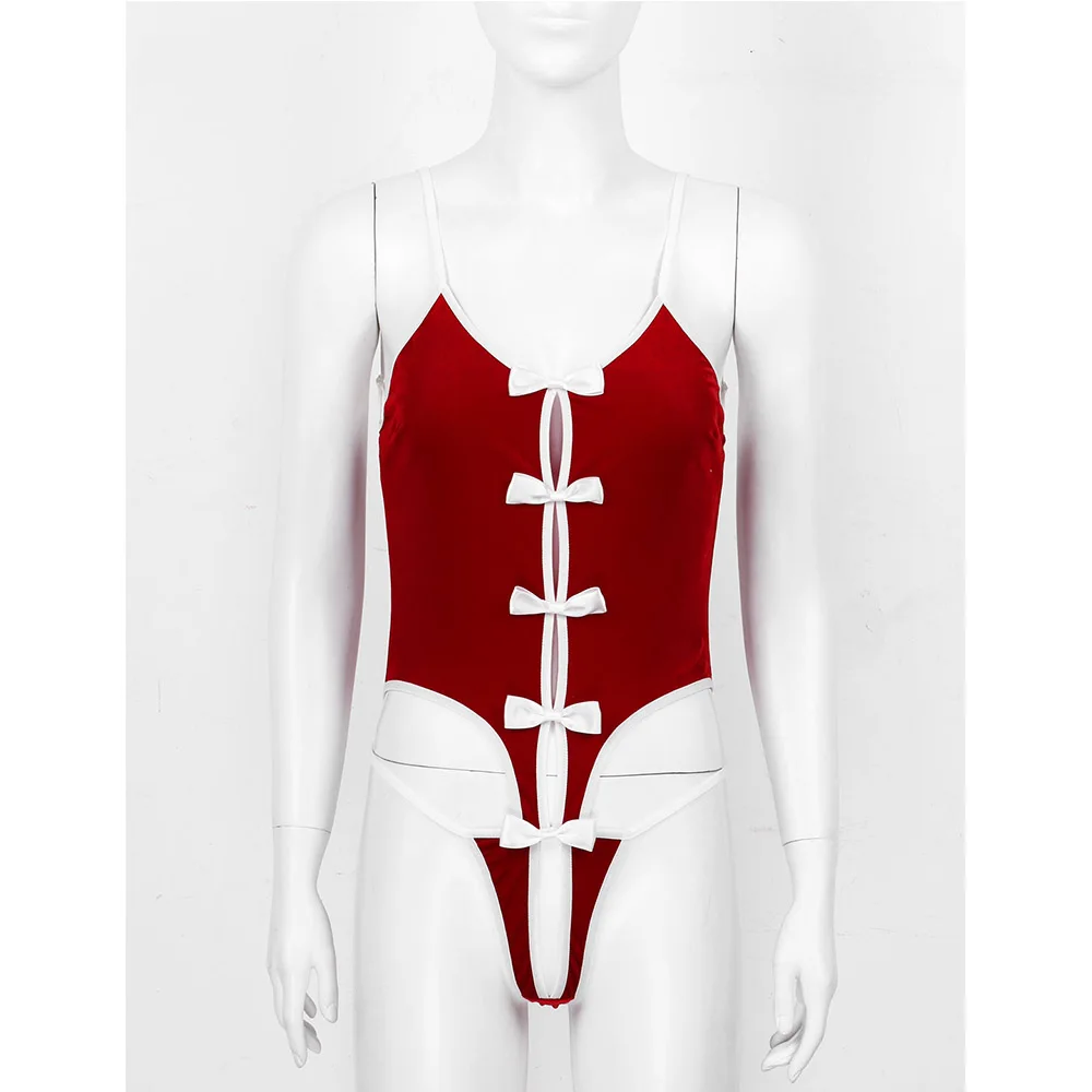 Горячее сексуальное женское нижнее белье Красный Мягкий бархатный