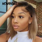 Парик с темными корнями из натуральных волос, 13 х4 дюймов