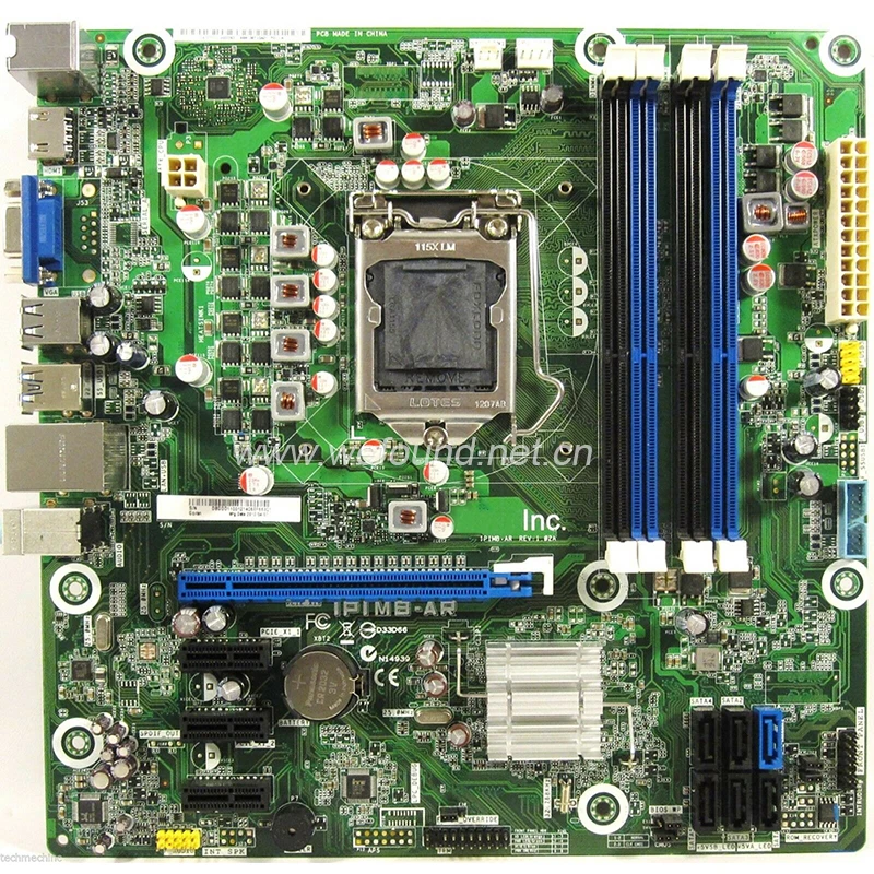 

100% Working Desktop Motherboard for IPIMB-AR Gateway DX4870 B75 LGA 1155 SATA3 System Board Fully Tested