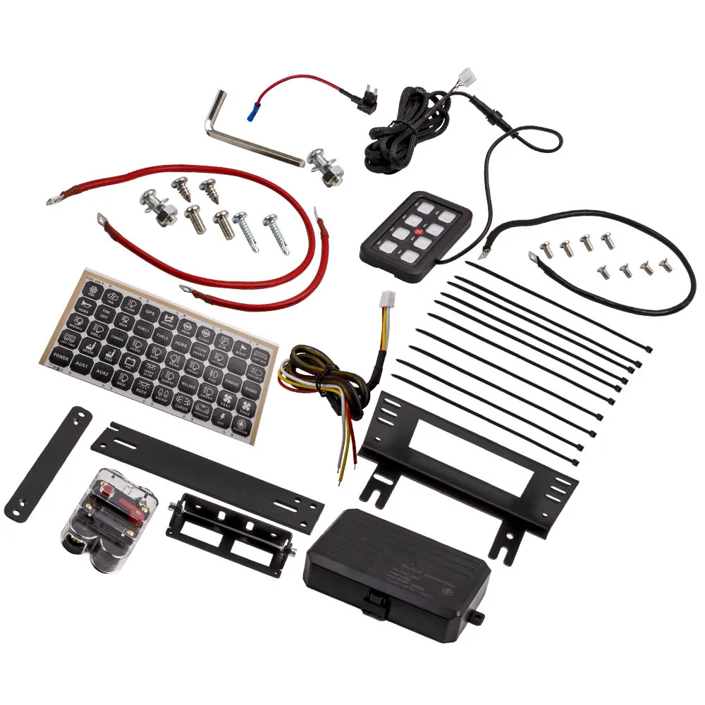 8 банды выключатель Панель 12V 24V для Светодиодный дальнего света Offroad Powerspot