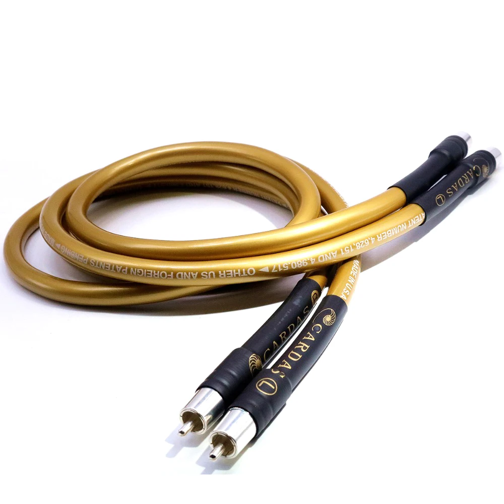 1 пара hifi аудио amp динамик Интерконнектор rca кабель Высокое качество OFC медное