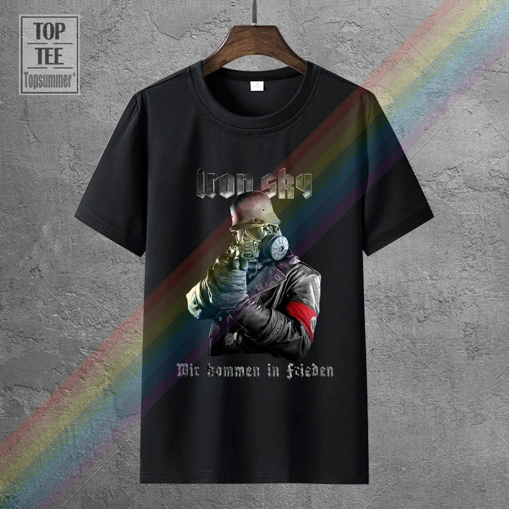 

Iron Sky Soldier T Shirt Wehrmacht Soldat Glocke Ufo Haunebu Vril Flugscheibe Casual T Shirt