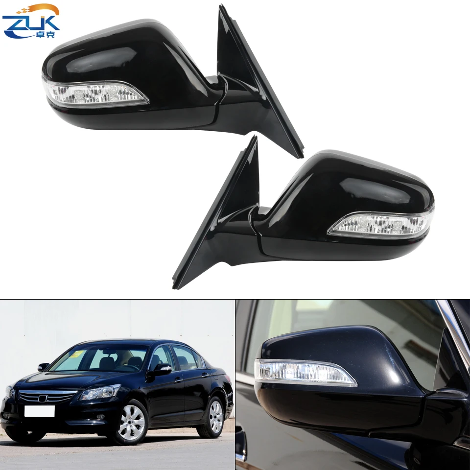 ZUK пара наружных зеркал заднего вида в сборе для ACCORD 2008 2013 CP1 CP2 CP3 азиатская модель