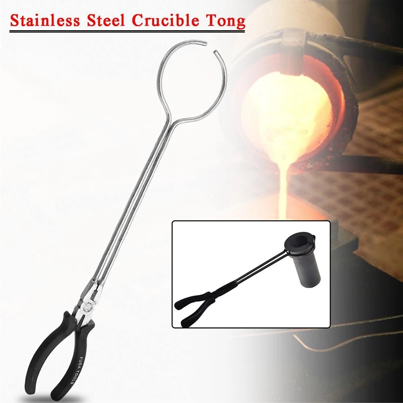 Crucible Tongs For Graphite Furnace Crucibles Melting Casting Refining Gold Silver Copper | Инструменты