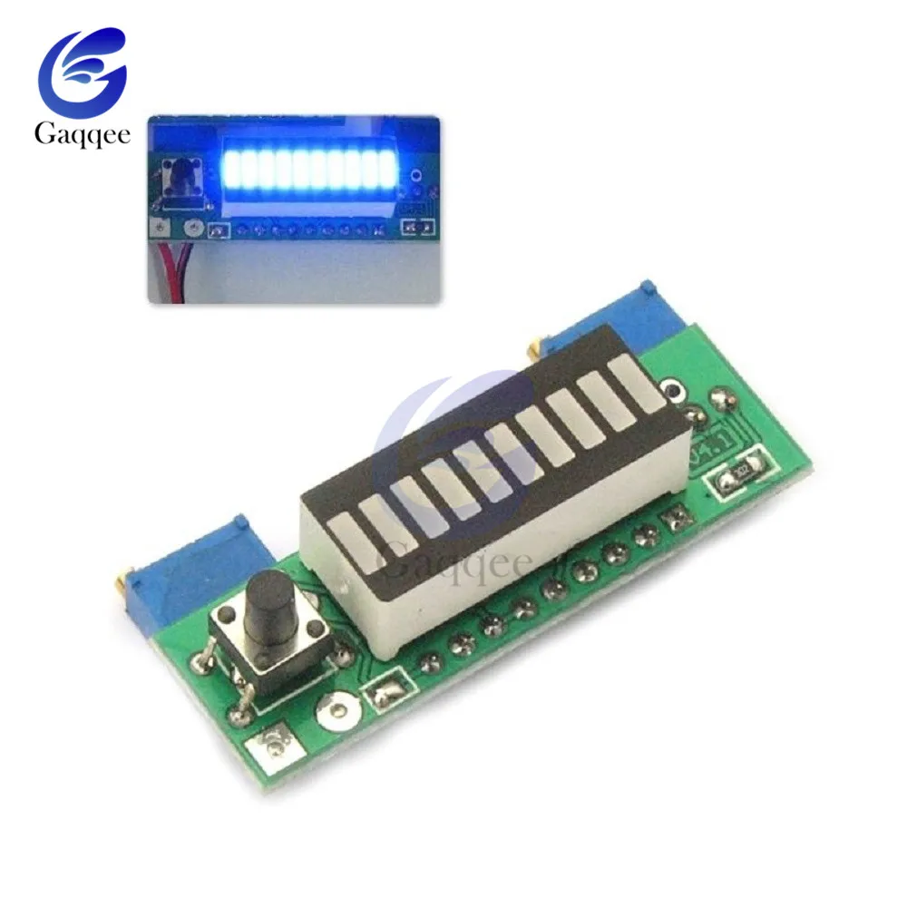 Комплект для сборки LM3914 модуль индикатора емкости литиевой батареи 3 7 В