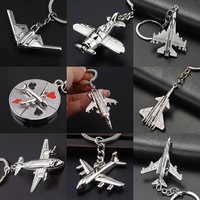 keychains for men car bag keyring air plane model fighter toy air plane model fighter aircrafe travel fashion gift