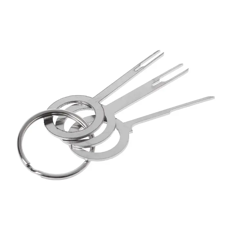 Инструмент для удаления контактных разъемов автомобильных проводов 3xCar Plug Terminal Removal Tool Picker Harness Wiring Crimp Connector Extractor, который позволяет удалить контакты автомобильных проводов без повреждения.