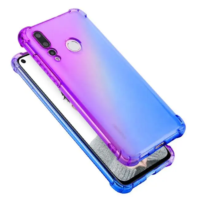 Huawei nova 4e природа обесцвечивание прозрачный силиконовый Мягкий задняя крышка для