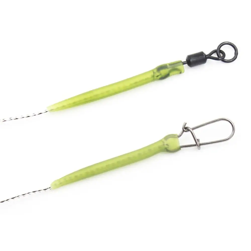 30/50 шт рукав для рыболовного крючка труба волосы Rig Выравнивателя охотника рукава