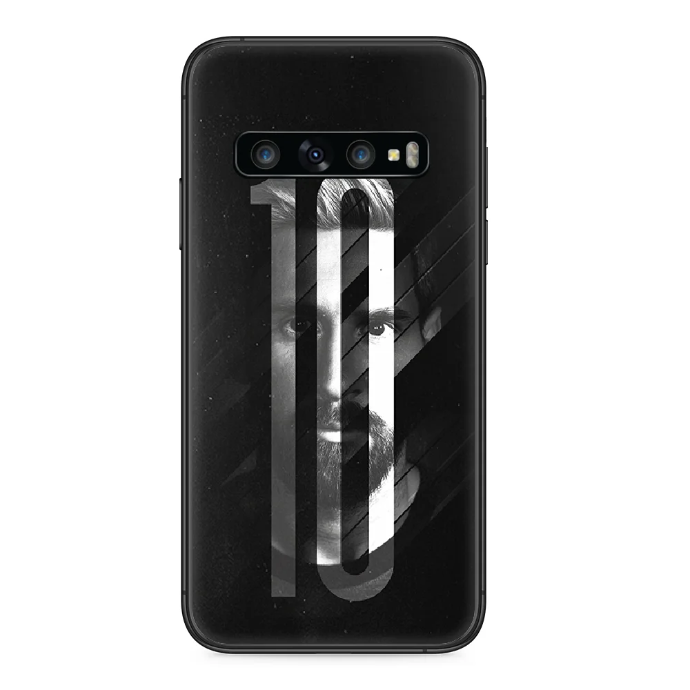 

Lions Football Messi Phone case For Samsung Galaxy S 10 20 3 4 5 6 7 8 9 Plus E Lite Uitra black cell cover pretty hoesjes