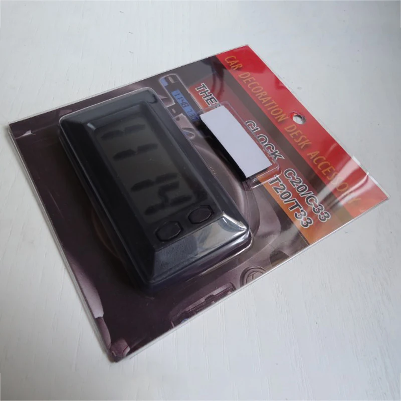 

Time And Date LCD Screen Digital Display Clock With Calendar For Car Dashboard