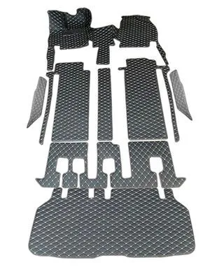 

Best quality! Custom full set car floor mats + trunk mat for Right hand drive Toyota TARAGO 2020-2006 7 8 seats durable carpets