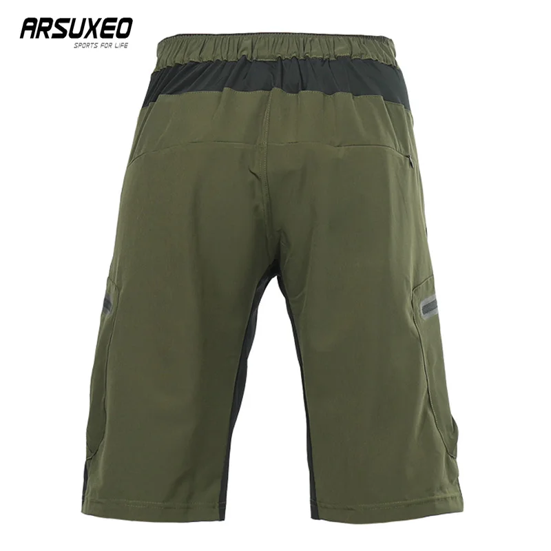 Велосипедные шорты ARSUXEO свободные быстросохнущие для горного велосипеда Мужские