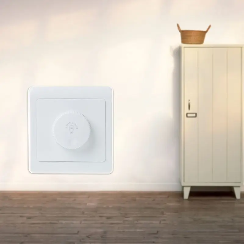 

Adjustable Dimmer Switch Wall Mounted Rotary Knob Light Brightness Controller