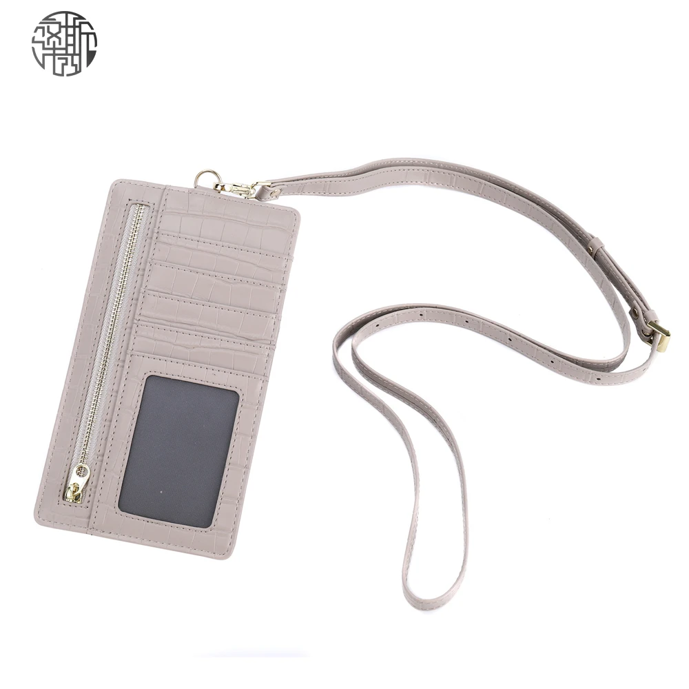 Zenos Премиум крокодиловая ПУ Многофункциональная Кожаная мини сумка для