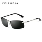 Солнцезащитные очки Мужские VEITHDIA, без оправы, с поляризационными стеклами, 3043