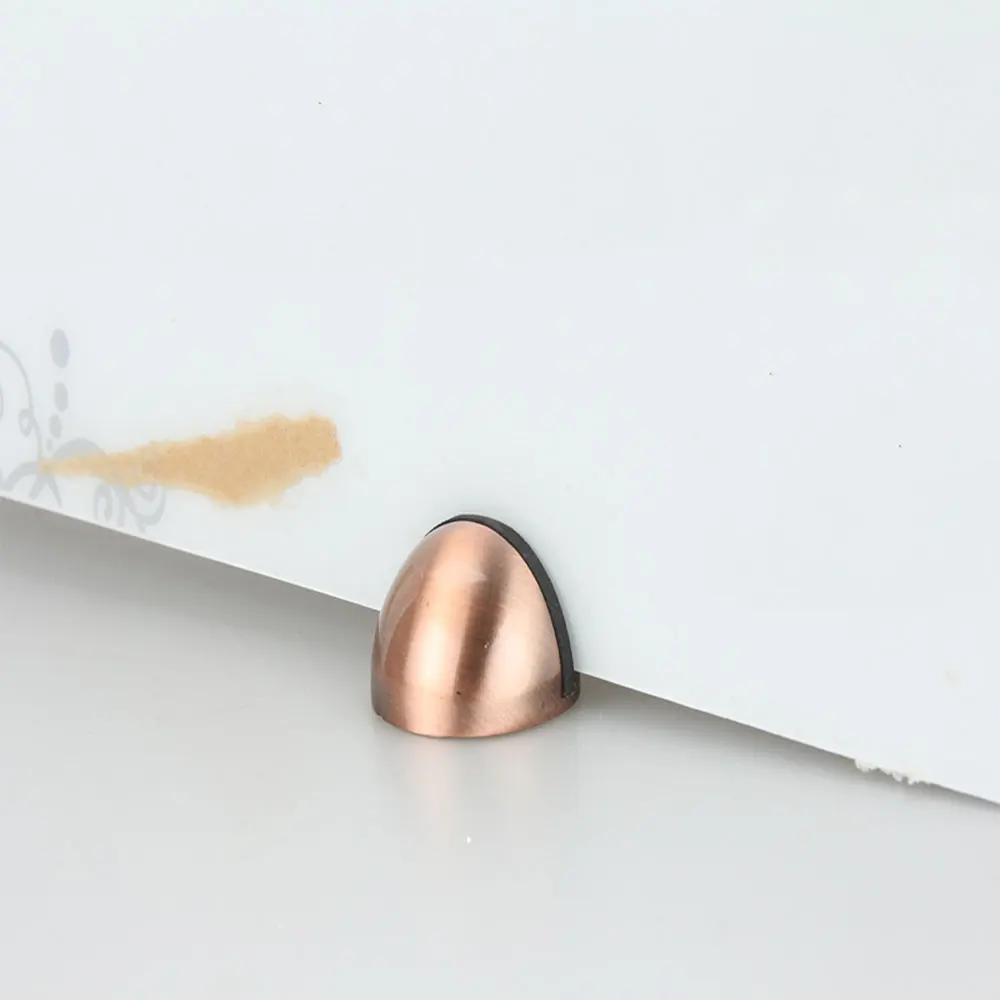 Резиновая дверная пробка из нержавеющей стали наклейка для пола без отверстий