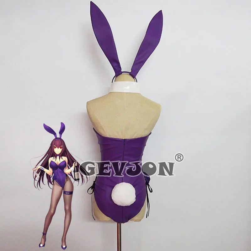 Костюм для косплея Fate Grand Order Scathach костюм бармена Привлекательное платье Банни