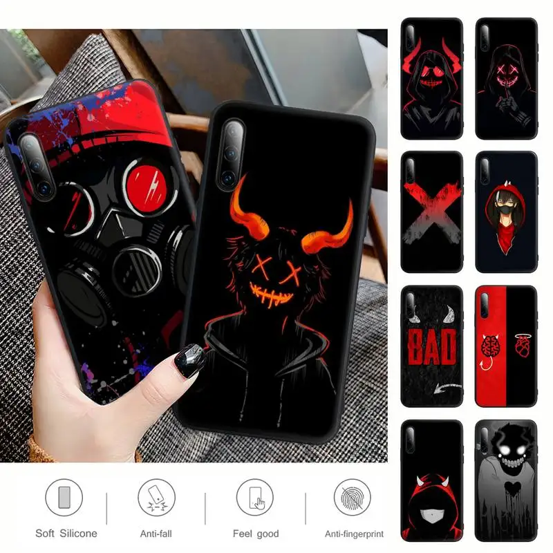 

Devil Bad Boy Anime Black Rubber Mobile Phone Cover For Samsung Galaxy S9 S10 S20 S21 S30 Plus Ultra S10e S7 S8 Case