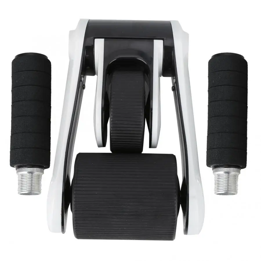 2 Wheels Ab Wheel Roller Abdominal Muscle Exerciser Workout Fitness Machine Gym Knee Pad Stretch Resistance Rope Tool | Спорт и