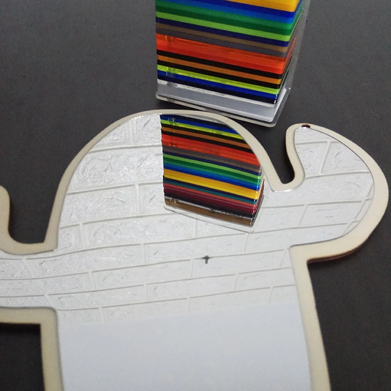 Детское мультяшное декоративное зеркало для ванной комнаты деревянная