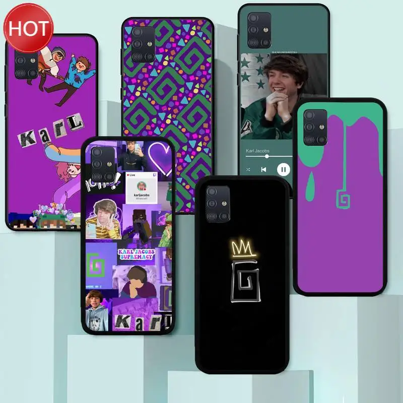 

Karl jacobs 2 Phone Case for Samsung A20 A10 A50 A51 A52 A70 A750 A720 A530 2018 Lite Cover Fundas