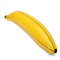 easy inflated with mouth lovely inflatable banana pvc blow up pool water beach 66cm party cute shape children kids toy