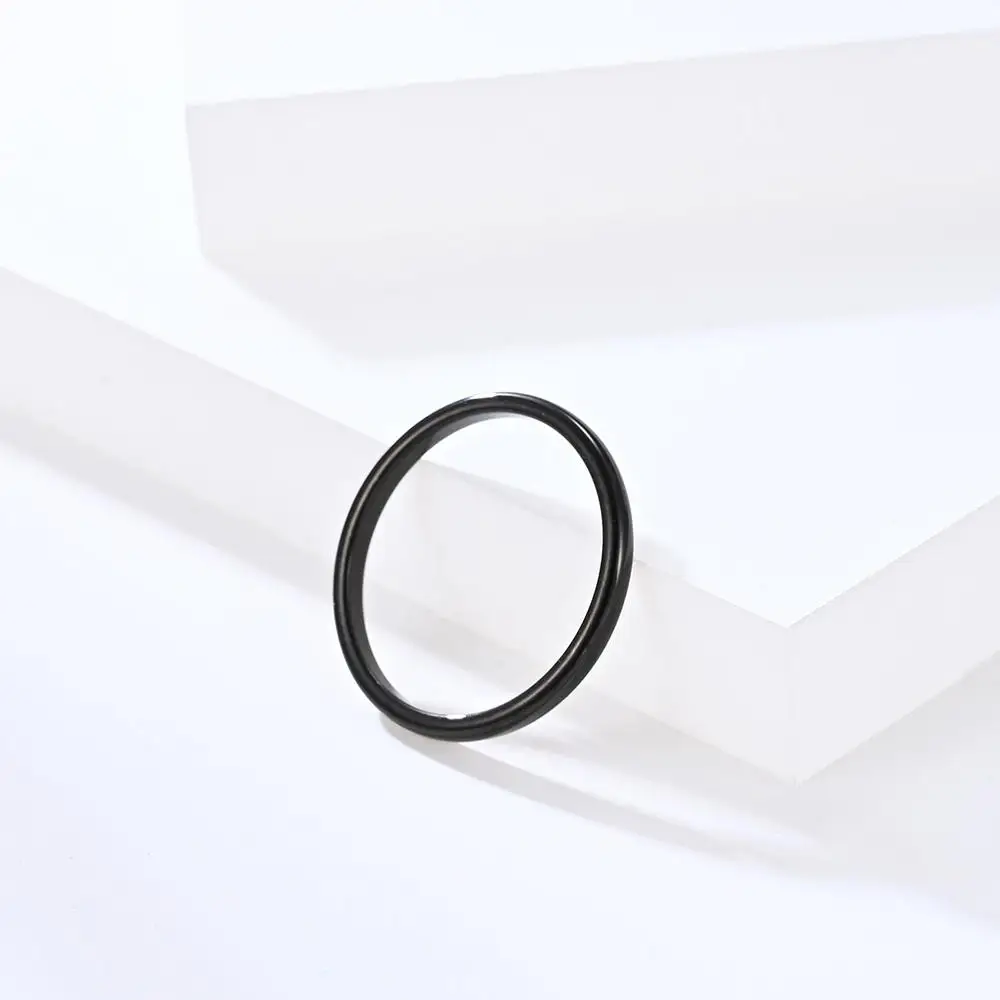 Простые 2 мм кольца для мужчин и женщин из вольфрамовой стали модные