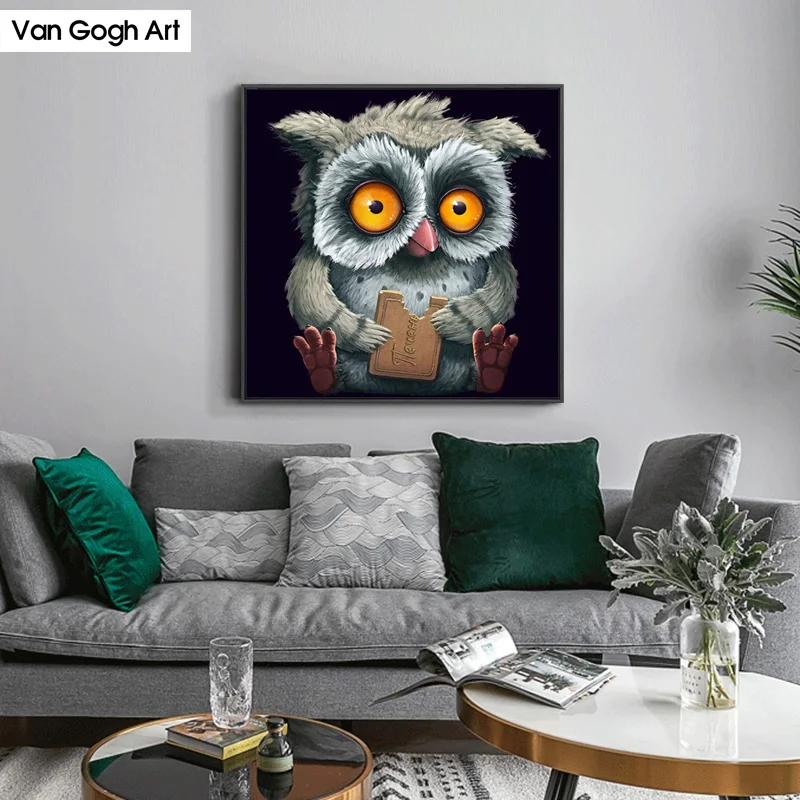 5D алмазная вышивка своими руками крестиком с парой совы мозаика живопись