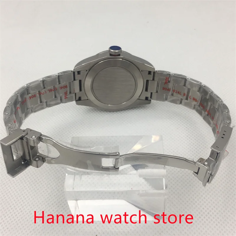 Мужские часы BLIGER 41 мм с сапфировым стеклом и циферблатом красного черного синего