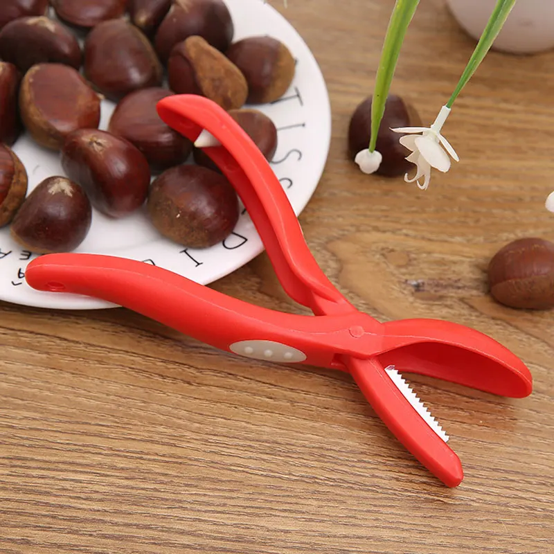 chestnut clip walnut pliers nut cracker sheller nut opener kitchen tools cutter gadgets dried fruit opener cutter gadgets free global shipping