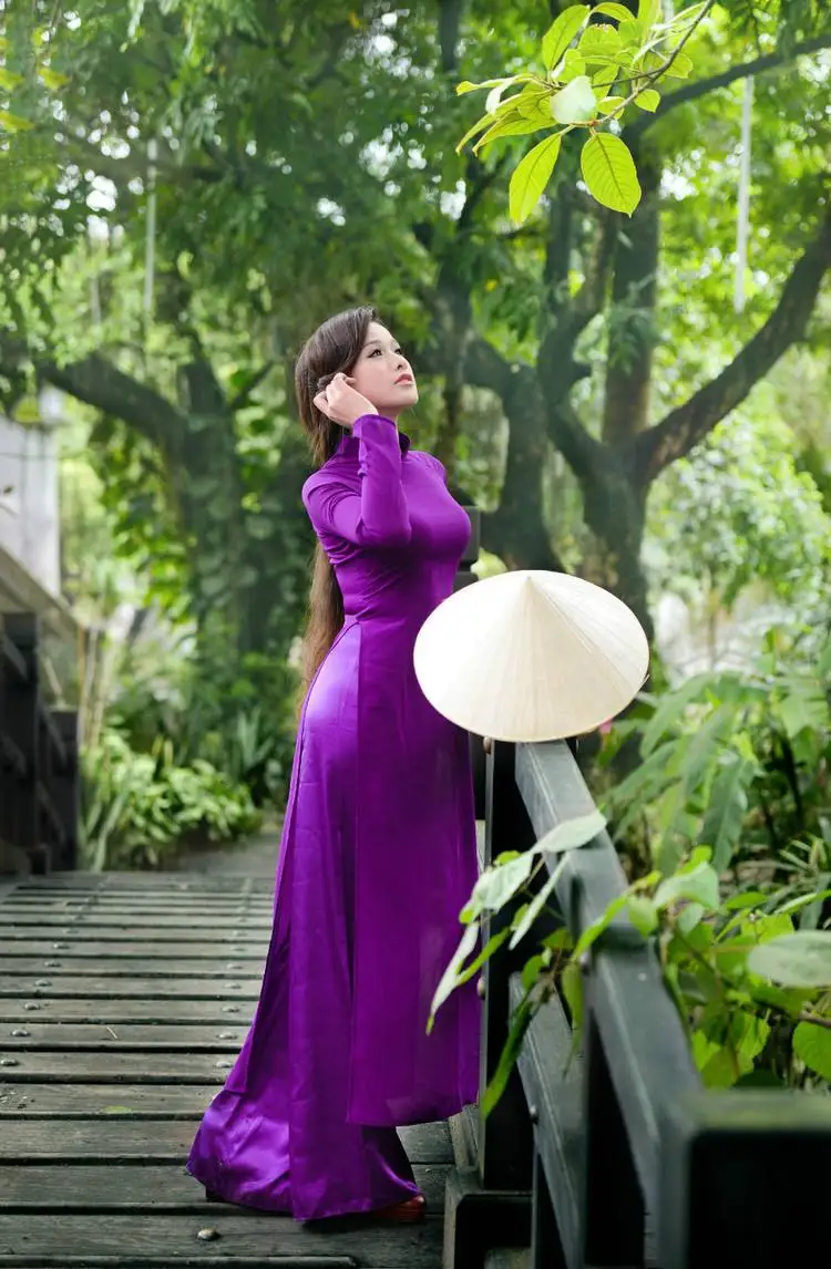 Белая женская традиционная вьетнамская одежда aodai вьетнамские халаты и брюки вьетнамские костюмы Улучшенный чонсам