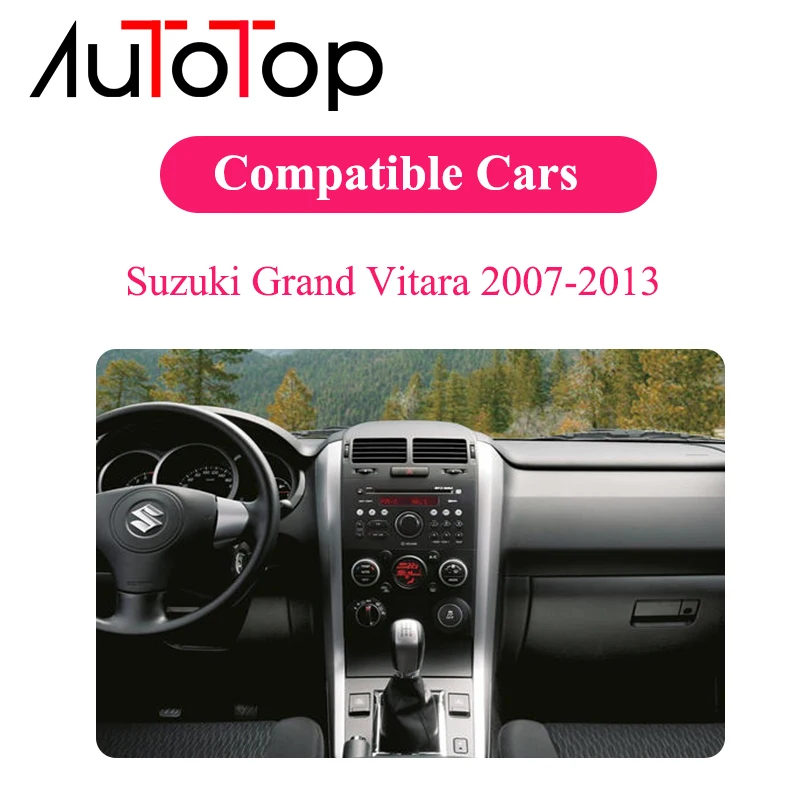 Автомагнитола AUTOTOP мультимедийный видеоплеер 2 Din на платформе Android 10 с дисплеем 7