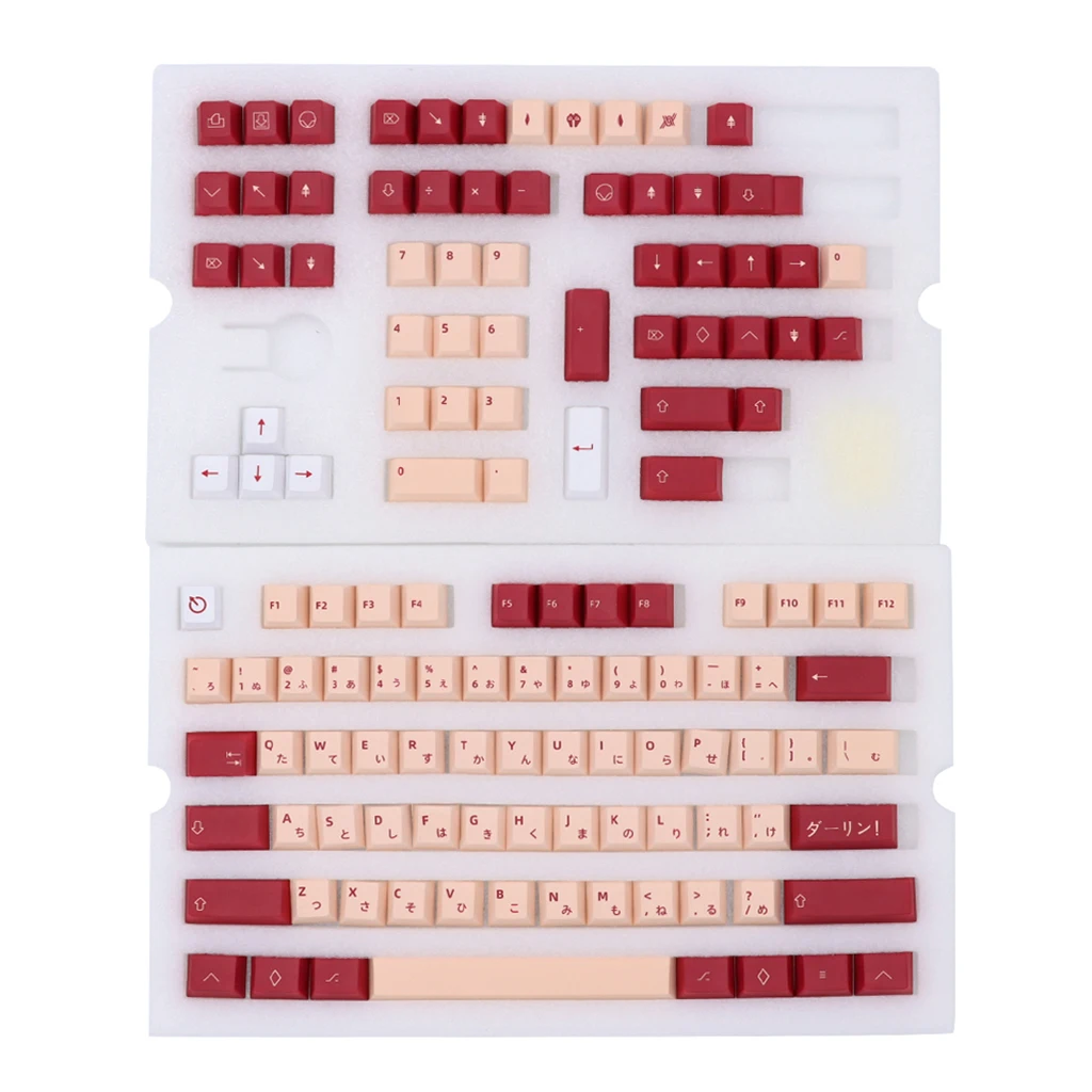 

Колпачки для клавиш PBT, 129 клавиши, для механической клавиатуры