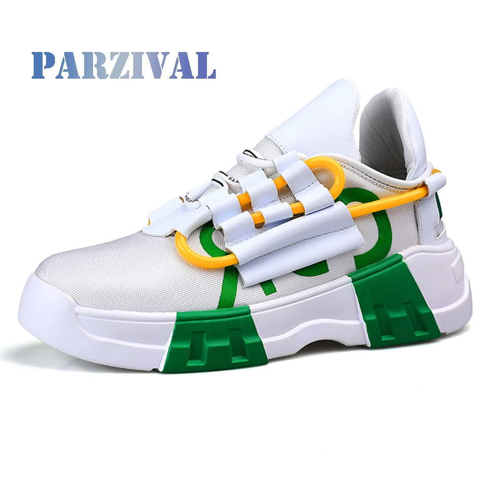

PARZIVAL Men's Fashion Casual Shoes Sports Shoes Tennis Running Shoes Platform Men Footwear Male Sneakers Trend Vulcanized Shoes