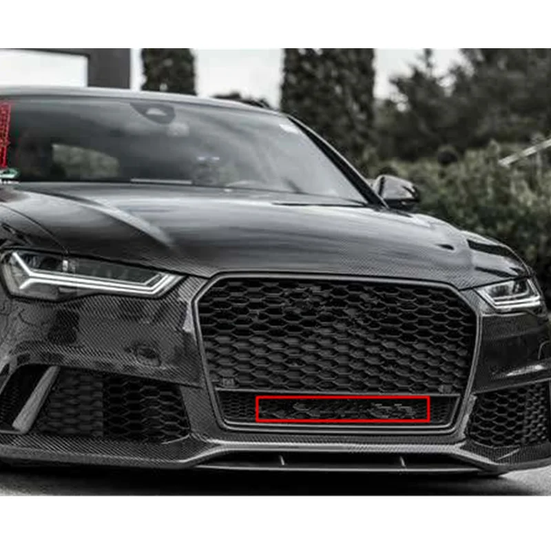 Большая эмблема решетки для Audi quattr0 A6L Q3 Q5 Q7 RS3 RS6 S4 автомобильный Стайлинг передний