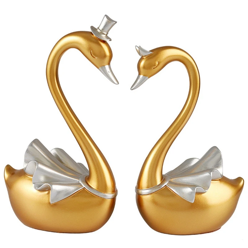 

Скандинавские украшения в виде лебедя для пар, гостиной, ТВ-кабинета, Креативные украшения для дома, современные минималистичные свадебные ...