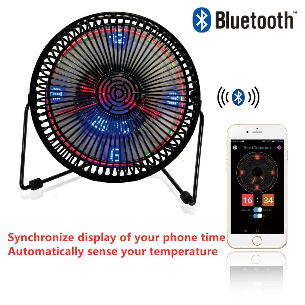 Bluetooth 3D голографические настольные часы RGB температурный рекламный Ночной