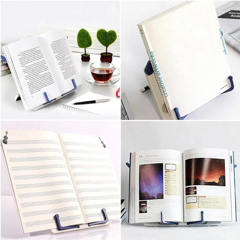 Портативная подставка для книг регулируемая чтения полка документов держатель