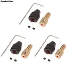 2,3 мм3,17 мм5 мм вал электродвигателя мини патрон крепежный зажим 0,5 мм-3,2 мм маленькое сверло микро патрон фиксирующее устройство