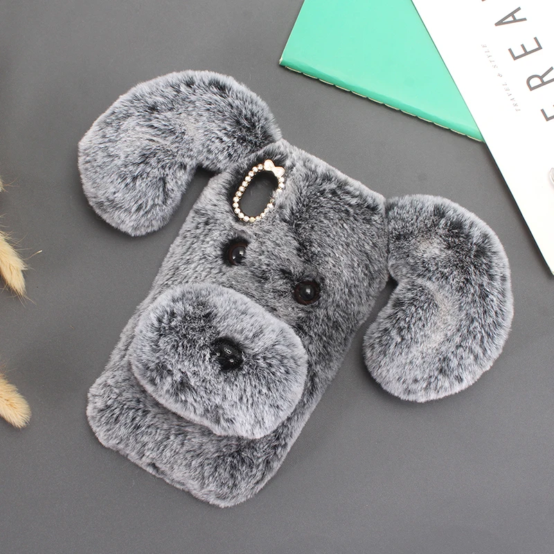 Модный красивый стильный защитный чехол для телефона с длинными волосами lucky Dog