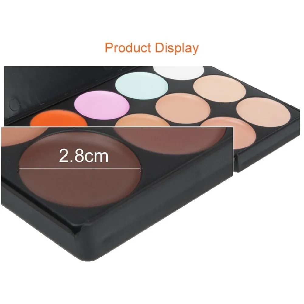 15 цветов натуральный Профессиональный консилер палитра долговечная основа