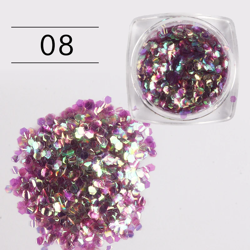 

1 Box 2g Fish Scale Nail Sequins Nail Art Glitter Rhombus Tips Manicure Nail Art Decorations