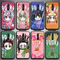 cute cartoon pocky cookies phone case for oppo a5 a9 2020 reno2 z renoace 3pro a73s a71 f11