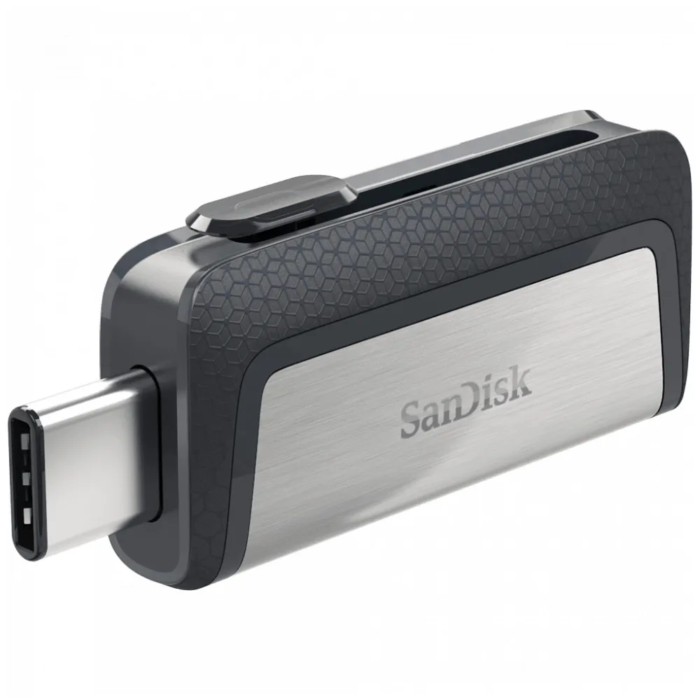 Флэш-накопитель SANDISK USB-C 64GB SDDDC2-064G-G46 (черный-серебряный 64 ГБ салазки) | Компьютеры и