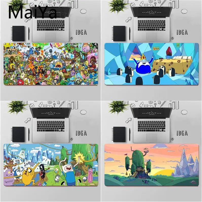 Высококачественный Коврик для компьютерной мыши Maiya Adventure Time бесплатная доставка