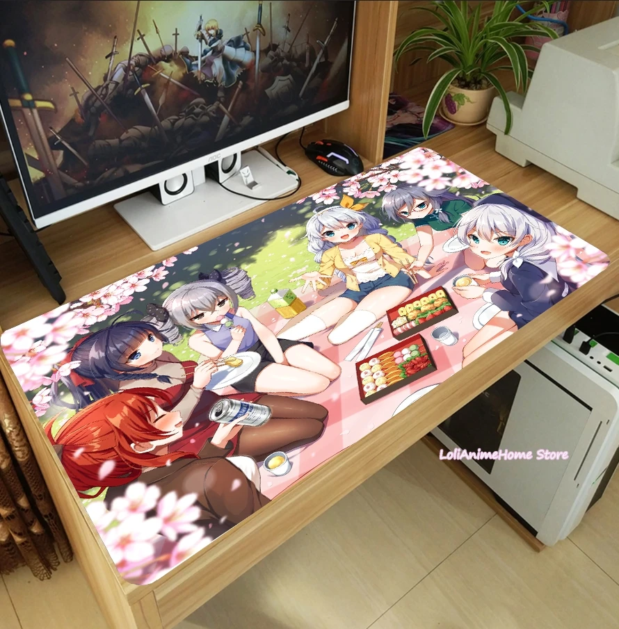 Коврик для мыши Honkai Impact 3 утолщенный игровой коврик ноутбука и ПК Настольный