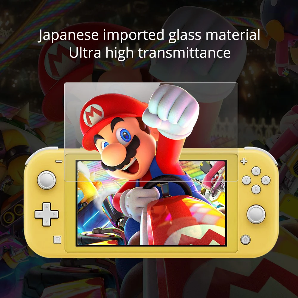 Закаленное стекло для Nintendo Switch Lite Mini NX Ultra Clear Full HD защитная пленка крышка игровой