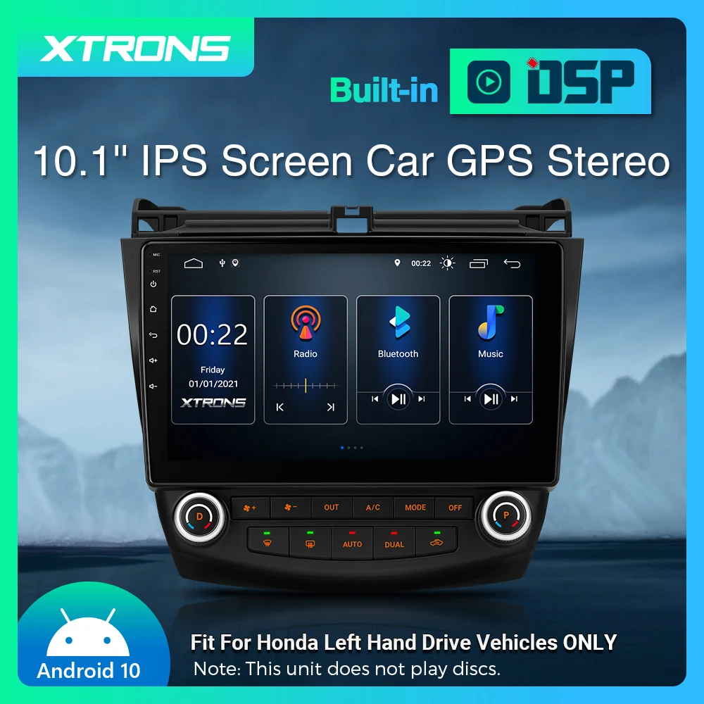 XTRONS 10 1 &quotAndroid 0 четырехъядерный 2 + 32 автомобильный Радио плеер для Honda Accord 2003-2007